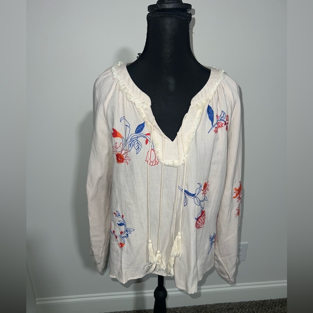 Anthropologie Azel Hazel Hazel Hazel Haze Blouse Top Size XL